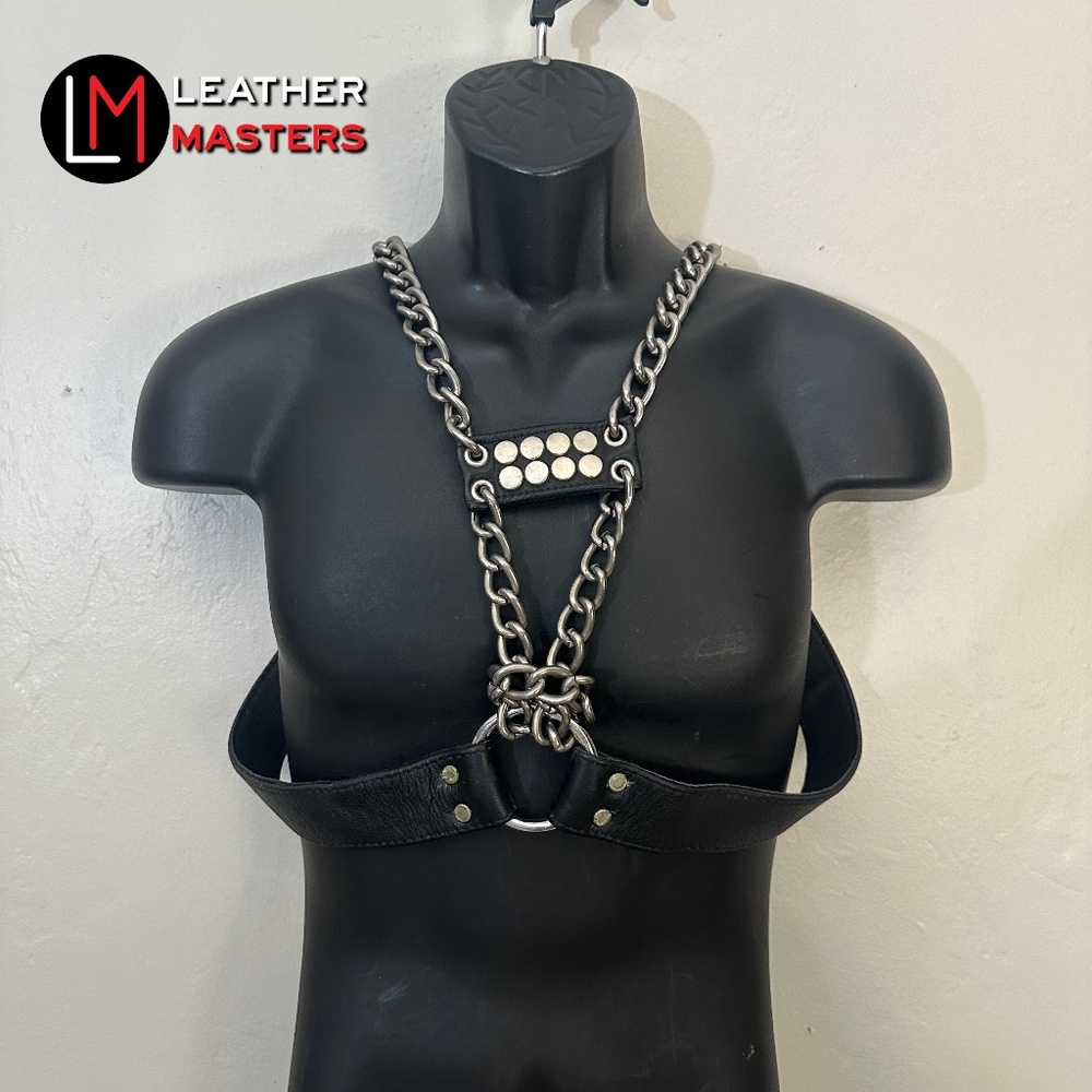 Leathermasters Custom Chainmail Harness Small fits up to 38" chest